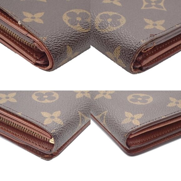 LOUIS VUITTON Porte Monnaie Billets Tresor Wallet Monogram Brown M61730 07EF433 - Picture 7 of 16
